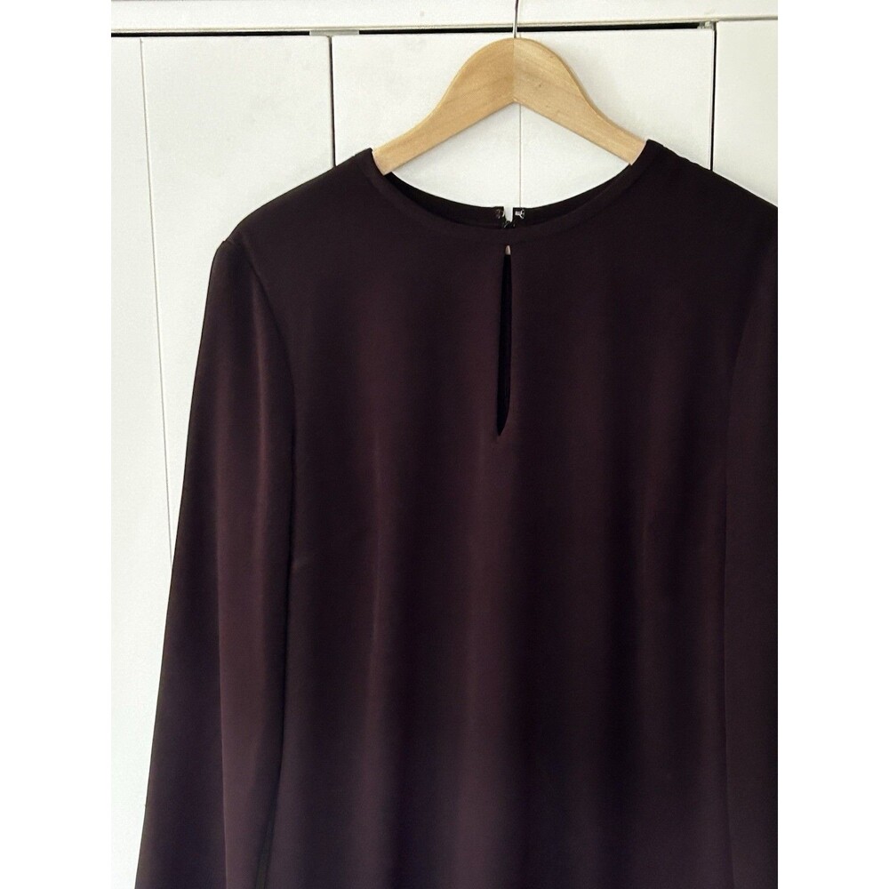 Ralph Lauren Dress Size 16 Black Keyhole Front Shift LBD Basic Traditional Party - Picture 3 of 7